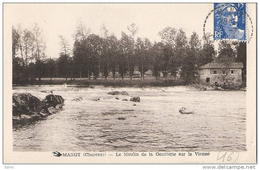 MANOT  Le Moulin De La Goutterie Sur La Vienne TTB - Autres & Non Classés