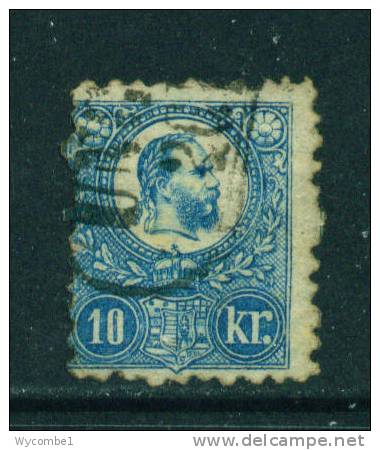 HUNGARY  -  1871  10Kr  Used  As Scan - Gebraucht