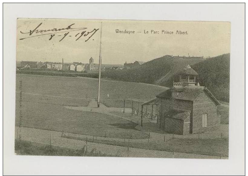 WENDUYNE - WENDUINE : Le Parc Prince Albert, 1907 - Ed. De Graeve *f1810 - Wenduine