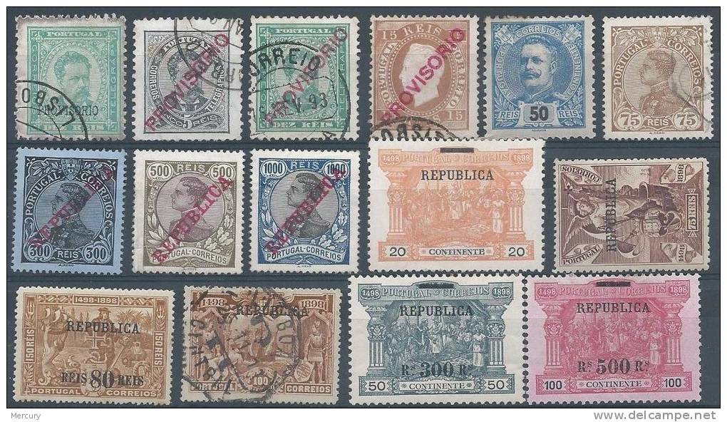 PORTUGAL  - Bon Lot De Timbres Classiques - 5 Scans - Andere & Zonder Classificatie