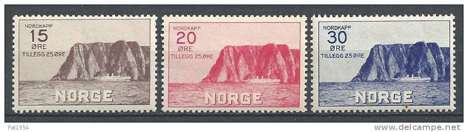 Norvège 1930 N° 151/153 Neufs** MNH Cap Nord - Neufs