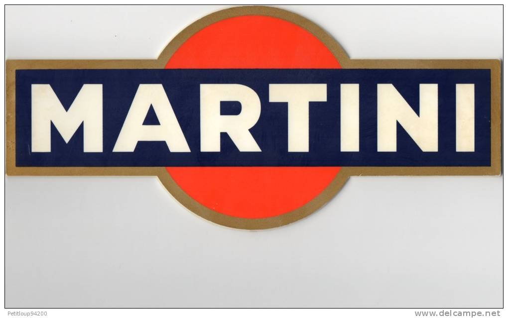 PLAQUE PUBLICITAIRE  Martini - Lebensmittel