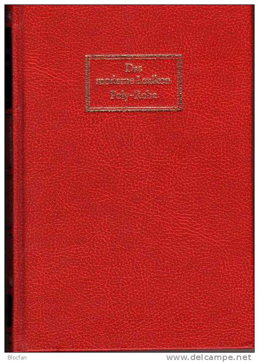 Band 15 Poly Bis Roh 1970 Antiquarisch 8€ Aus Bertelsmann Das Moderne Lexikon In 20 Bände Ledereinband Lexika Of Germany - Ed. Speciali