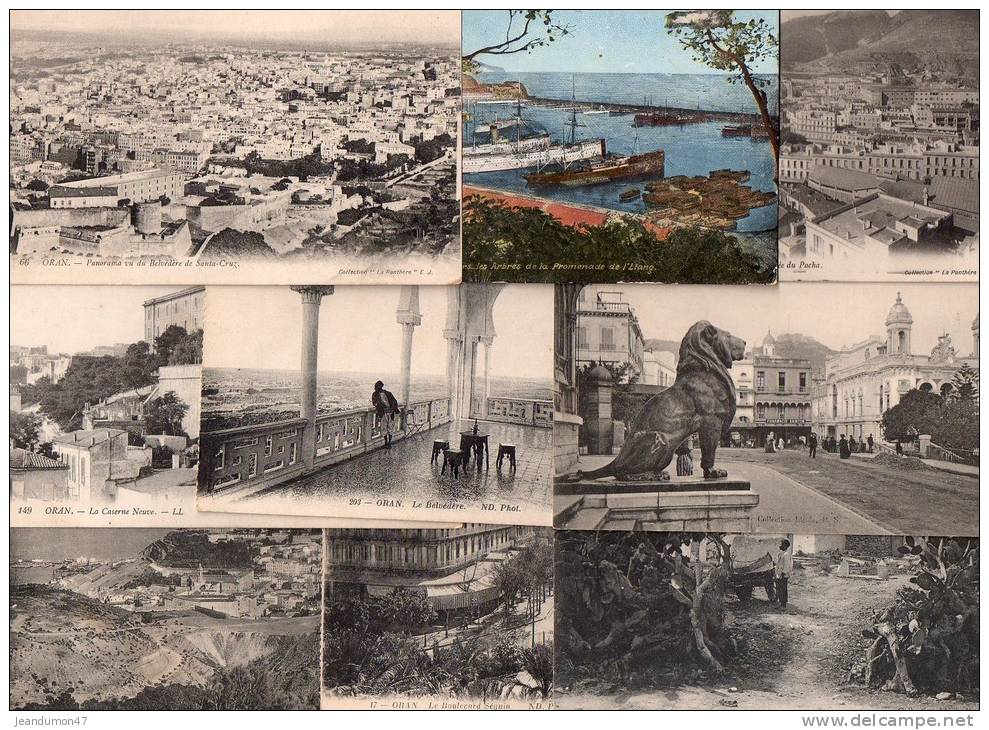 ORAN. - . LOT DE 9 CARTES - 5 - 99 Cartoline