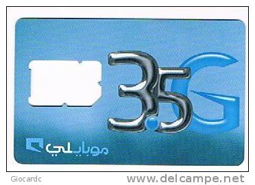 ARABIA SAUDITA (SAUDI ARABIA)  - MOBILY  ( SIM GSM)   -  3,5 G        - USED WITHOUT CHIP   -    RIF.254 - Arabia Saudita