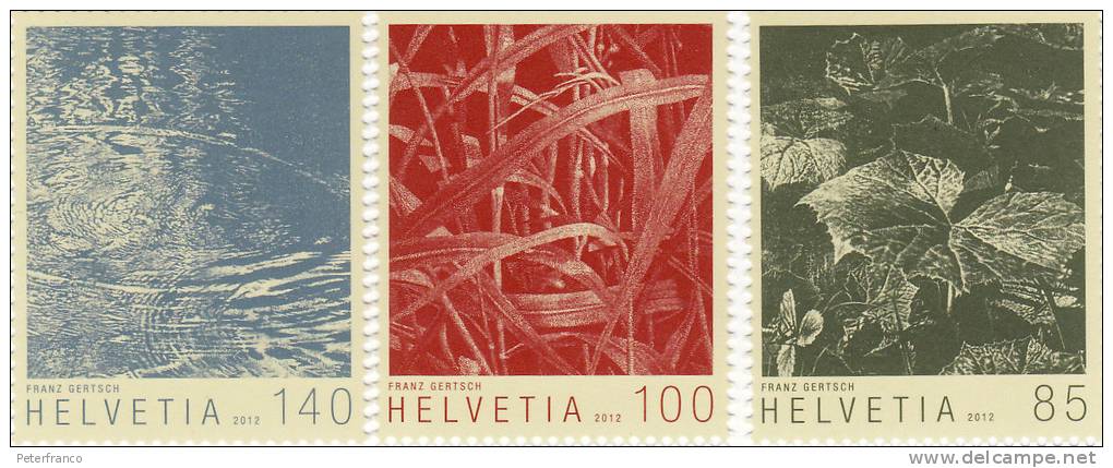 2012 Svizzera - Le Erbe - Unused Stamps