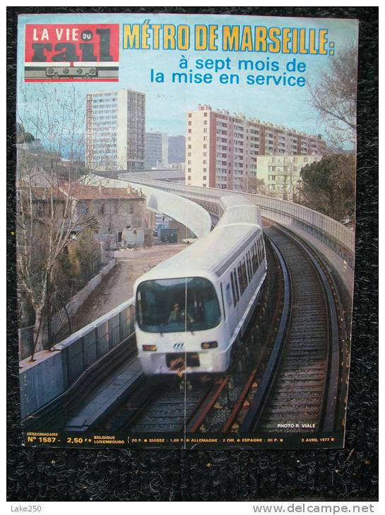 LA VIE DU RAIL N° 1587  DEL 3/04/1977 - Trains