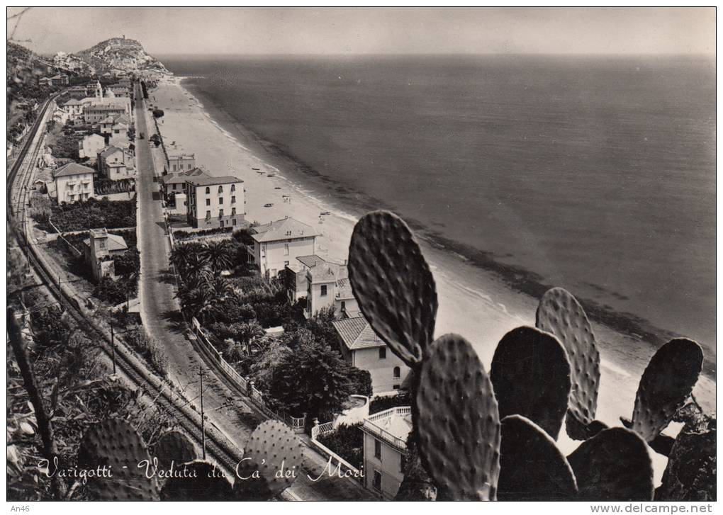 VARIGOTTI   -FINALE LIGURE-  VEDUTA DA CA DEI MORI VG 1950 BELLA FOTO D´EPOCA ORIGINALE 100% - Savona