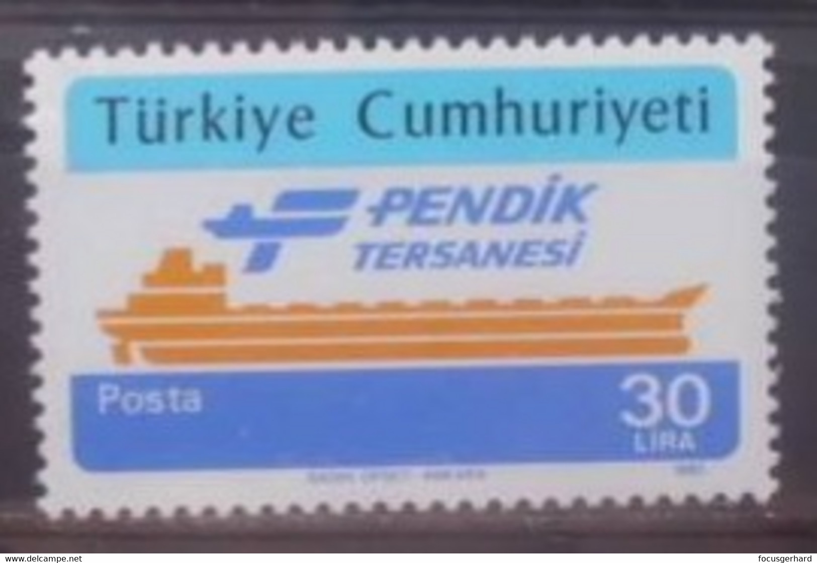 Türkei    Schiff  1982  ** - Ungebraucht