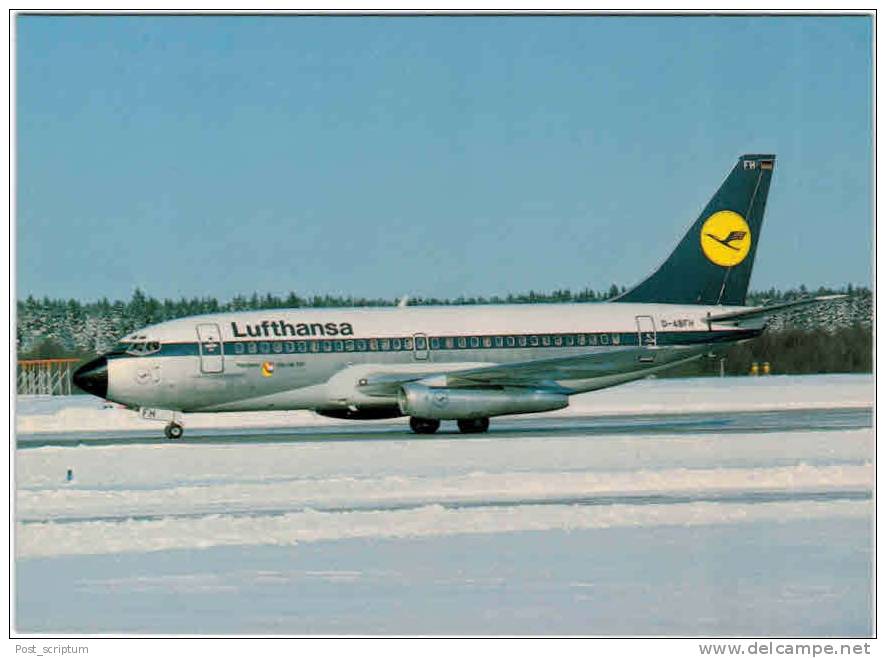 Thème - Transport - Avion -  Aeroprint - N°55 - Lufhansa Boeing 737-230 Advanced D ABFH In Stockholm Arlanda - 1946-....: Moderne