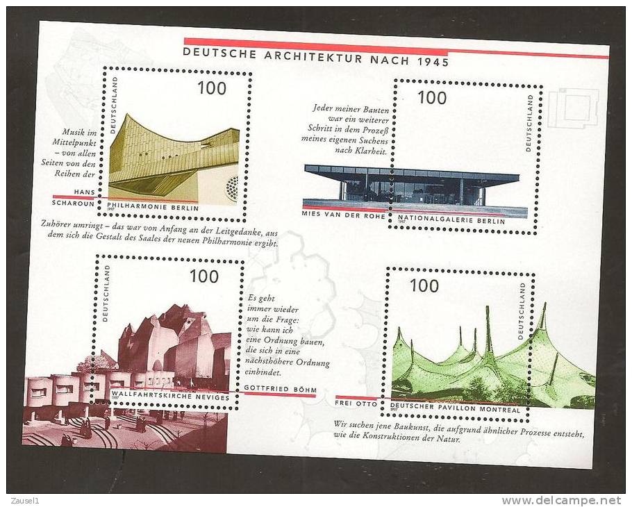 Block 39 - 1997 Postfrisch - Altri & Non Classificati