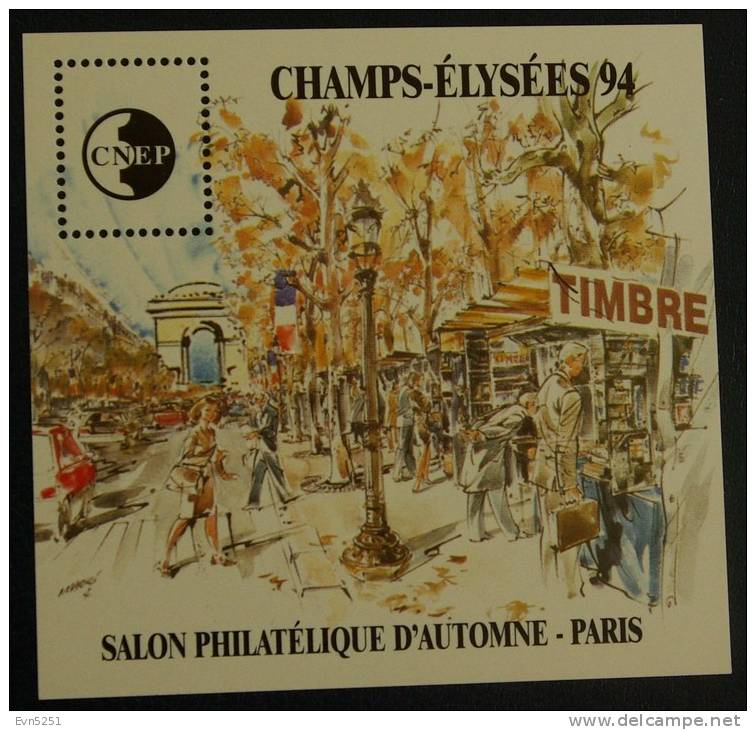 Feuillet-Souvenir CNEP : Champs-Elysées 94 - CNEP