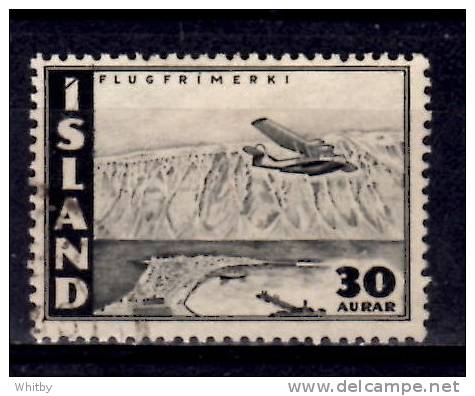 Iceland 1947 30a Airmail Issue #C22 - Poste Aérienne