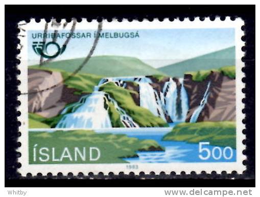 Iceland 1983 5k Urrida Falls Issue #572 - Used Stamps