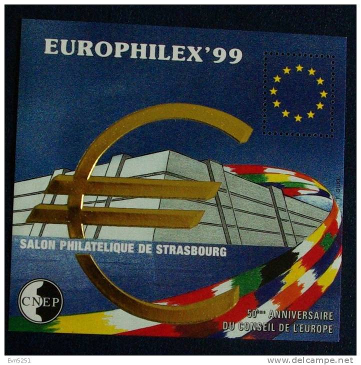 Feuillet-Souvenir CNEP : Europhilex'99 - CNEP