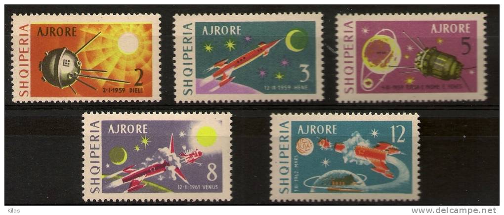 ALBANIA 1963 Cosmos. Various Topics MNH - Europe