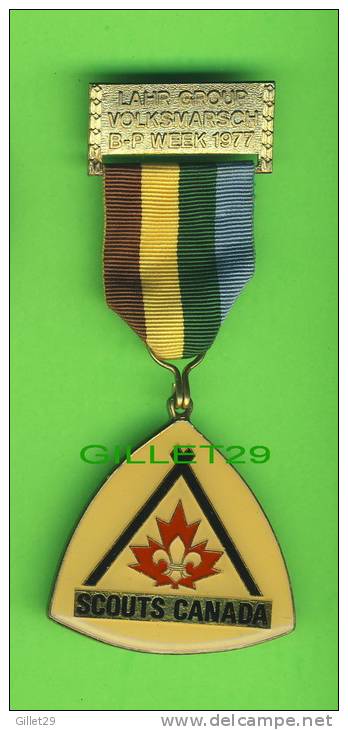 MEDAL SCOUTING - LAHR GROUP VOLKSMARSCH B-P WEEK 1977 - SCOUTS CANADA - - Scoutisme