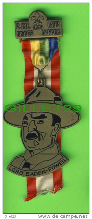 MEDAL SCOUTING - 2. INT. 1979 LAHR- SCOUTS CANADA - LORD BADEN-POWELL - - Scouting
