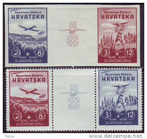 CROATIA - KROARIEN - NDH  - MODEL PLANE EXHIBITION  - **MNH - 1942 - Croacia