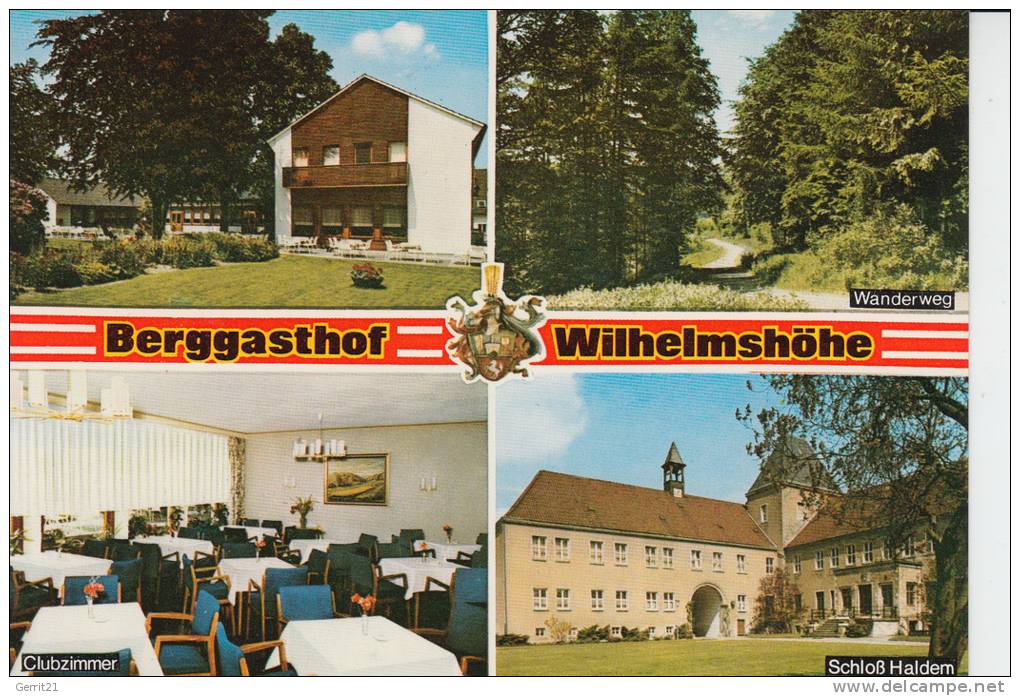 4991 HALDERN, Berggasthof Wilhelmshöhe 1972 - Luebbecke