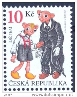 CZ 2009-599 BIENALE CHILDREN DROWING, CZECH REPUBLIK, 1 X 1v, MNH - Neufs