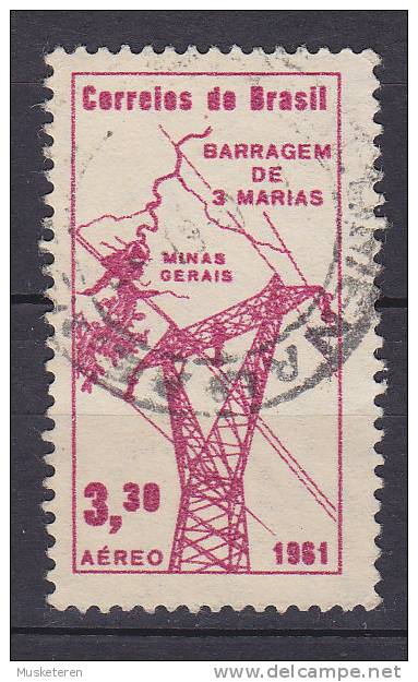 Brazil 1961 Mi. 996      3.30 Cr Inbetriebnahme Des Staudammes "Tres Marias" Im Staate Minas Gerais - Oblitérés