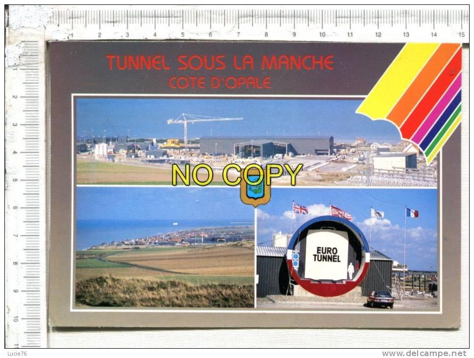 SANGATTE - Tunnel Sous La Manche - 3 Vues - Sangatte