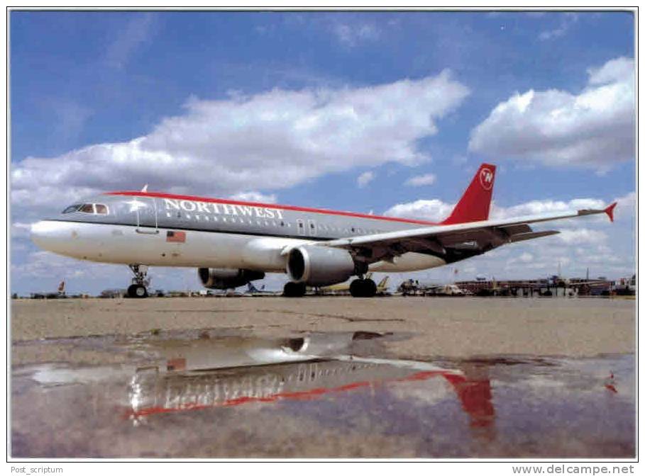 Thème - Transport - Avion - Avimage N° 81 - Northwest Airlines - Airbus A320-211 - 1946-....: Moderne