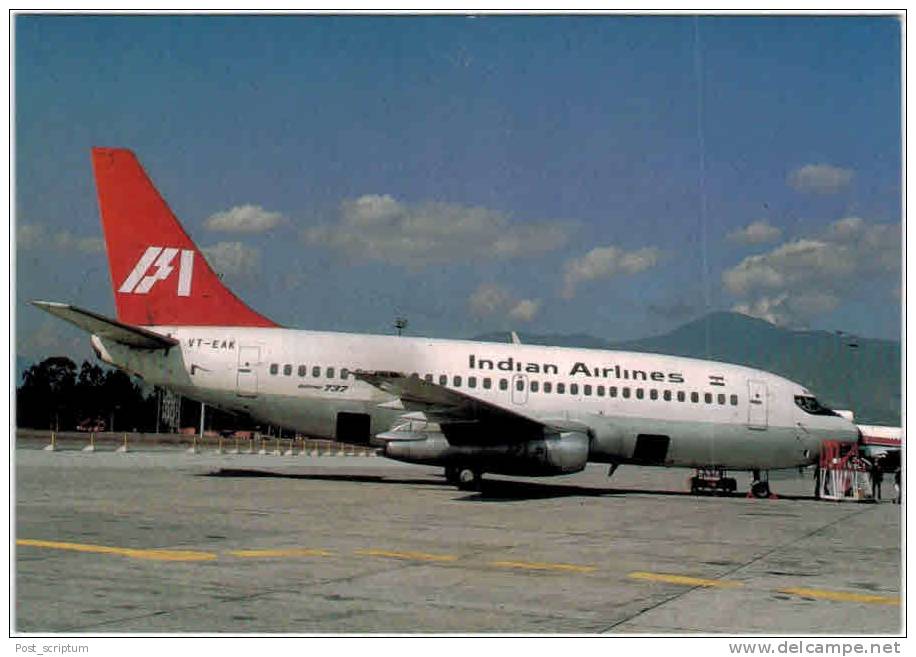 Thème - Transport - Avion - Avimage - Indian Airlines, Boeing 737- 2A8, Kathmandu - 1946-....: Moderne