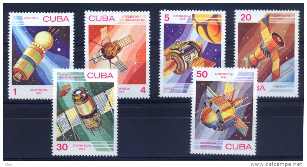 CUBA 1983  Astronautics Day MNH - Amérique Du Nord