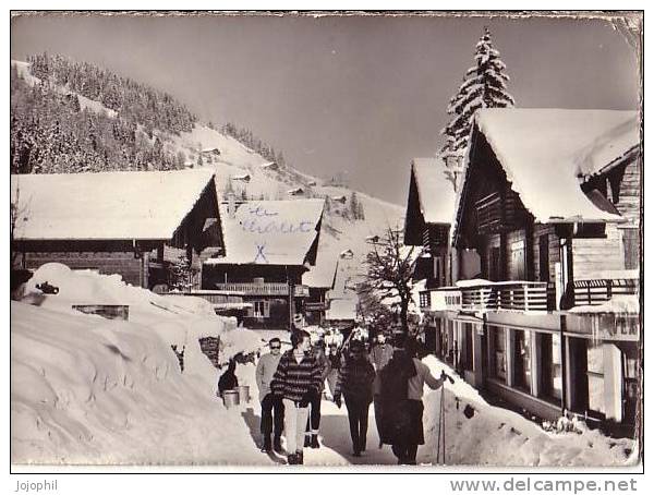 Champéry -  - éd. DERIAZ - Rue Animée - Autres & Non Classés