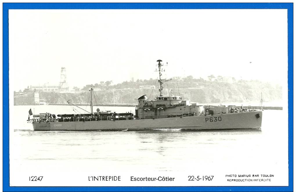 Marine Nationale - Escorteur Côtier L'INTREPIDE (PM03 111) - Warships