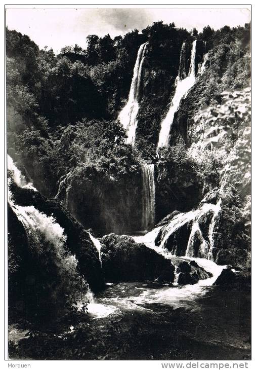 Postal PLITVICKA JEZERA, (Yogoslavia). Parque Nacional - Yugoslavia