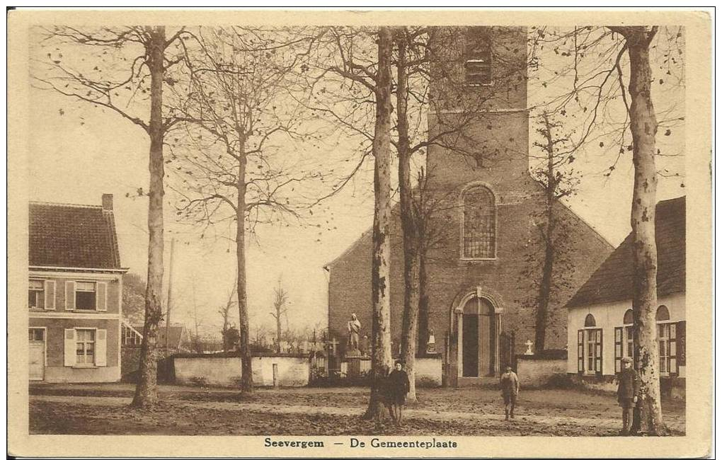 Seevergem - De Gemeenteplaats. - De Pinte