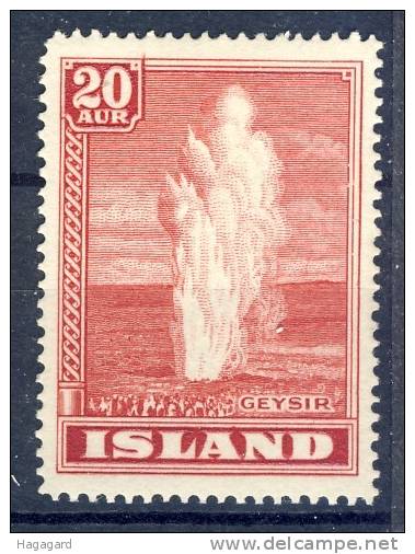 #C1008. Iceland 1938. Michel 194. MH(*). - Ongebruikt