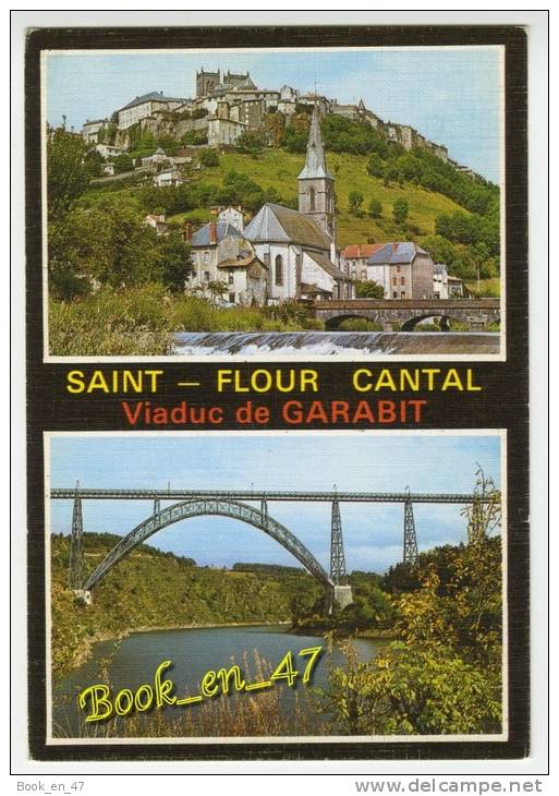 {56551} 15 Cantal Saint Flour , Viaduc De Garabit , Multivues ; Vue Aérienne , Ouvrage Ferroviaire - Ouvrages D'Art