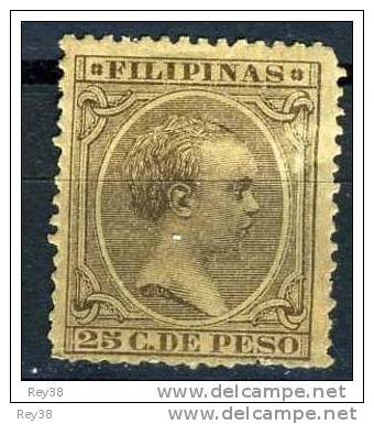 FILIPINAS 1890, VALOR  25 CTS* - Philippinen