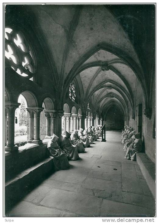 Abbaye D'Hauterive, Lecture Au Cloître, Format 10.5 X 15 Cm, Photographie - Hauterive