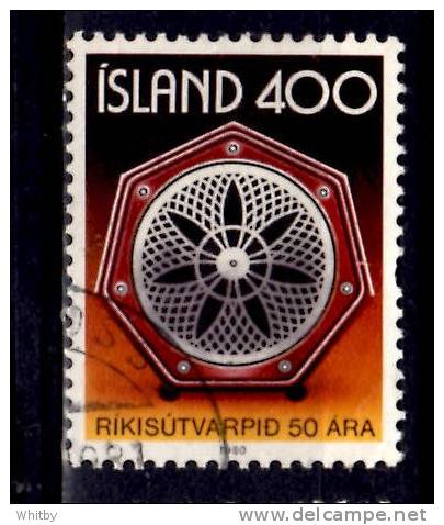 Iceland 1980 400k  State Broadcasting Service Issue #537 - Gebruikt