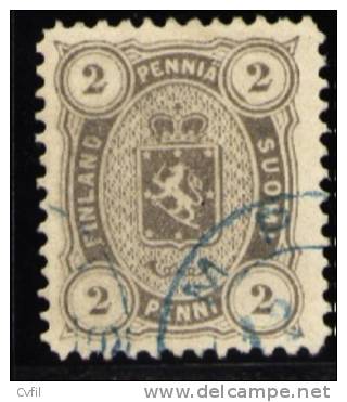 FINLAND 1882 - LEMPOIS Blue Cancellation - Usados