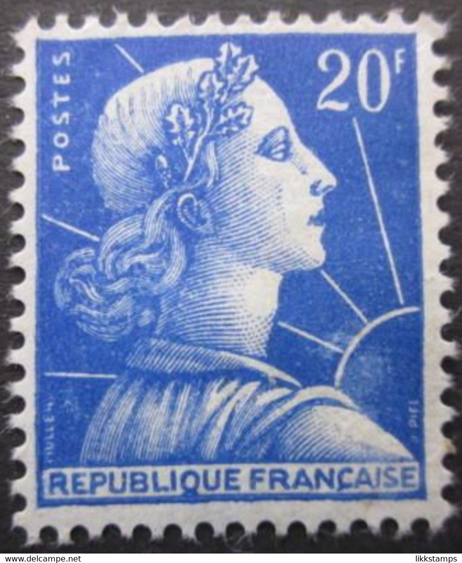FRANCE 1955-59 'FRANCE' DEFINITIVE. S.G. 1238b - PERF: 14 X 13 1/2. #02421 - 1955-1961 Marianna Di Muller
