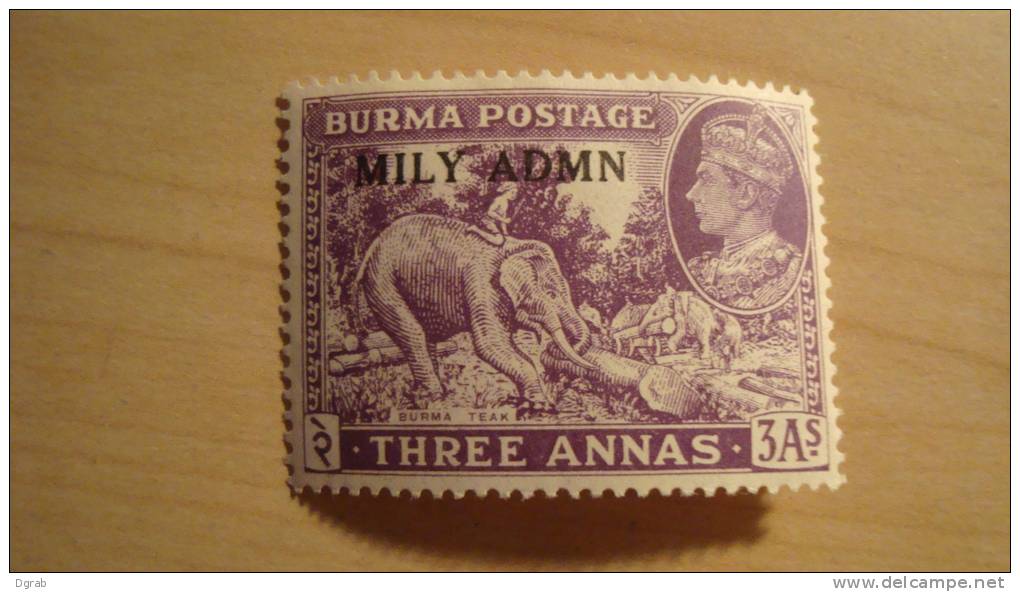 Burma  1945  Scott #43  MH - Burma (...-1947)