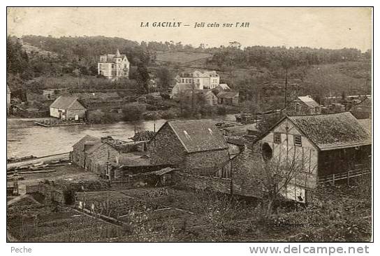 N°22743 -cpa La Gacilly -joli Coin Sur L'Aft- - La Gacilly