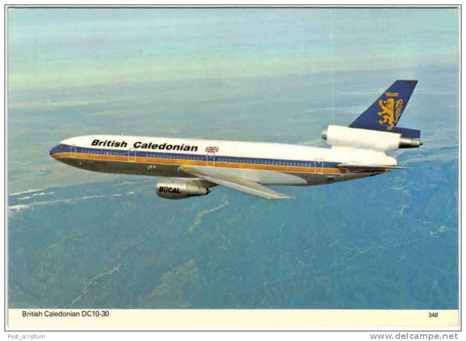 Thème - Transport - Avion - Ed. Skilton  N° 448 - British Caledonian DC10-30 - 1946-....: Moderne