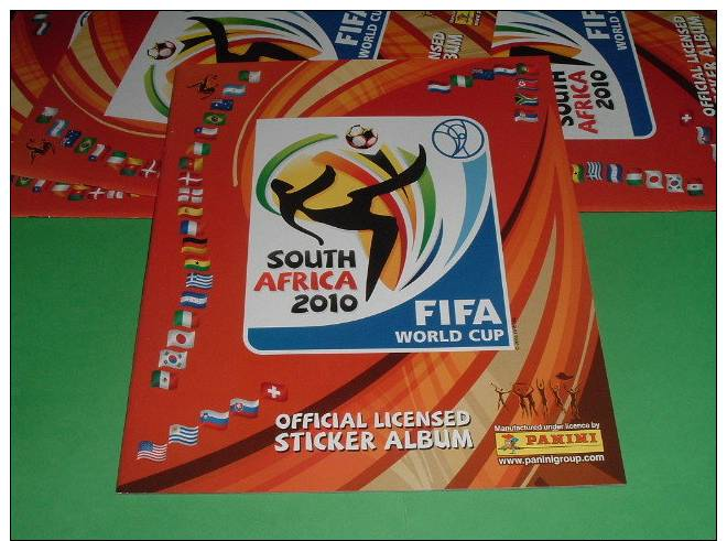 South Africa 2010 Fifa World Cup-album Vuoto+6 Figurine All'interno In Omaggio Panini Sticker Calciatori LOTT 5 - Italienische Ausgabe