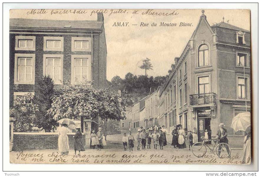 E1040  -  AMAY  -  Rue Du Mouton Blanc - Amay