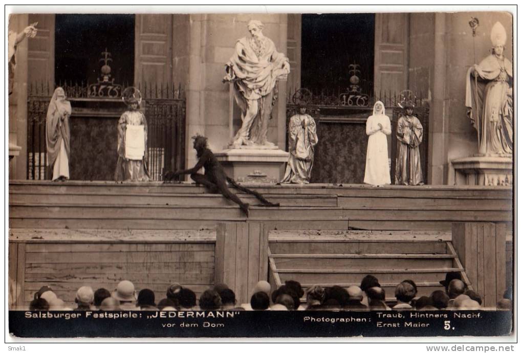 ACTORS IN FILM JEDERMANN FOTO ERNST MAIER Nr. 5 OLD POSTCARD - Schauspieler