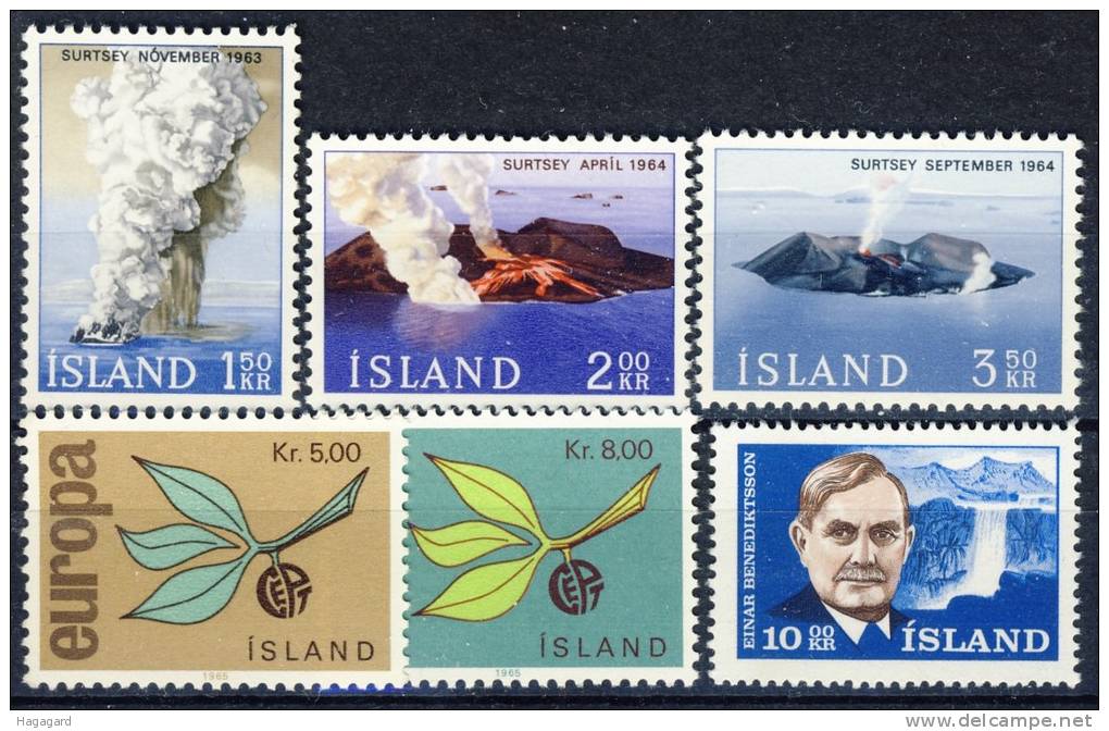 #C1136. Iceland 1965. Michel 392-97. MNH(**). - Ongebruikt