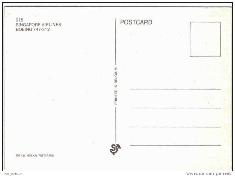 Thème - Transport - Avion - Moskal N° 15 - Boeing 747-312 - Singapore Airlines - 1946-....: Moderne
