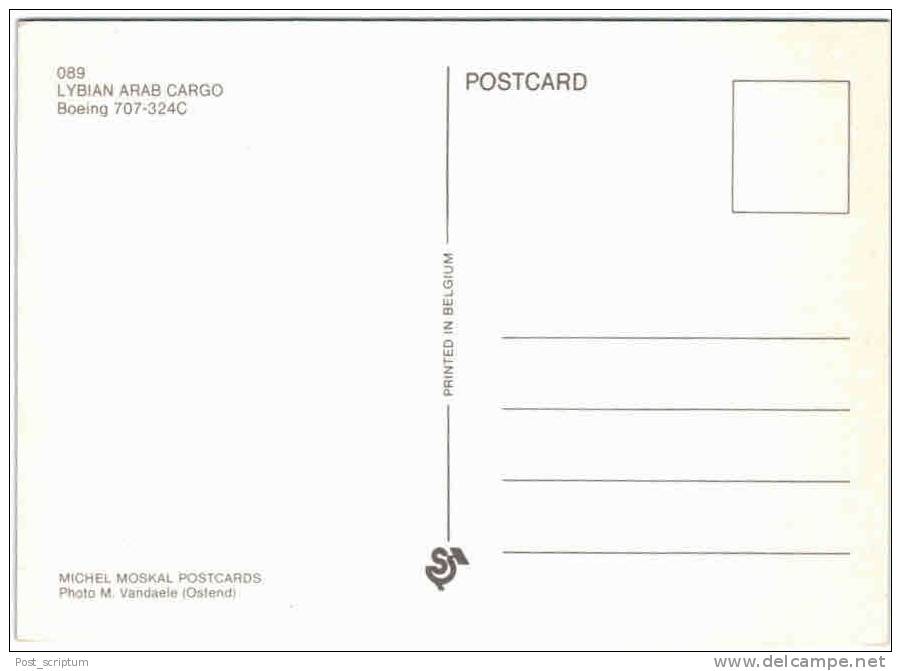 Thème - Transport - Avion - Moskal N° 89 - Boeing 707 324C - Lybian Arab Cargo - 1946-....: Moderne